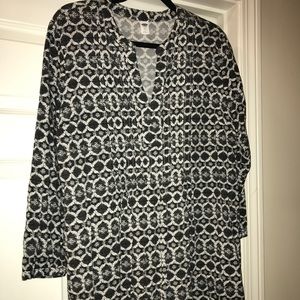 Thigh length tunic dress